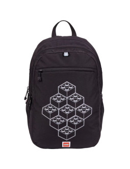 Lego bricks extended backpack 20222-2511 czarne one size