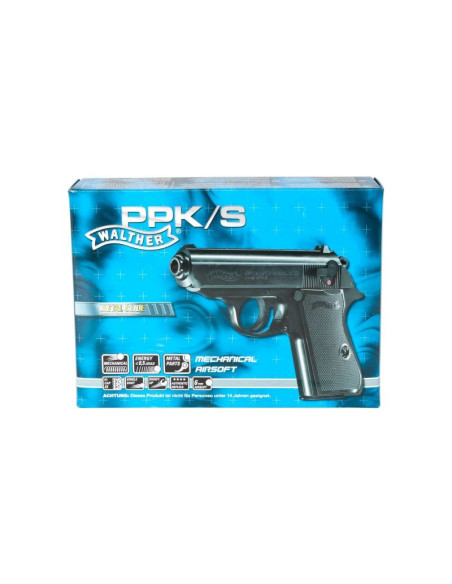 Pistolet asg walther ppk/s sprężynowy