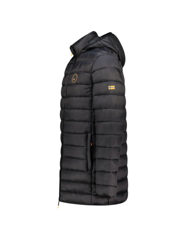 Kurtka męska geographical norway amigomap long hood db black men 233 black (wz5085h/gn-noir)