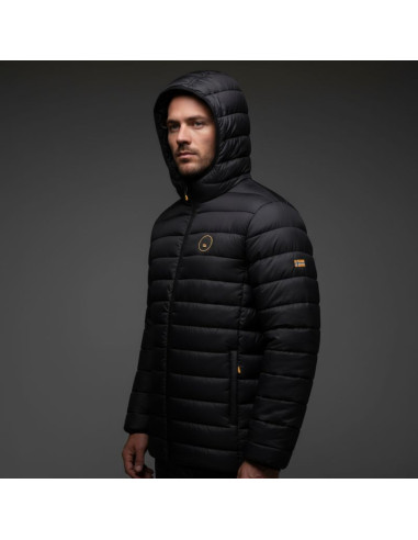 Kurtka męska geographical norway amigomap long hood db black men 233 black (wz5085h/gn-noir)