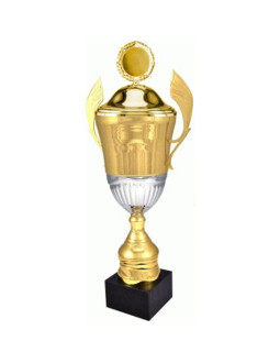Puchar metalowy złoty z przykrywką 4128/dp 2