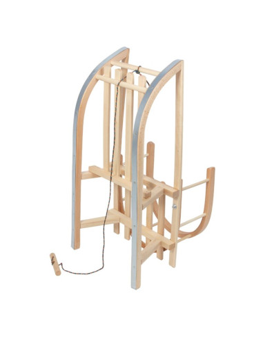 Greenblue sanki drewniane, oparcie, siedzisko, sznurek, do 100 kg, gb159