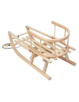 Greenblue sanki drewniane, oparcie, siedzisko, sznurek, do 100 kg, gb159 2