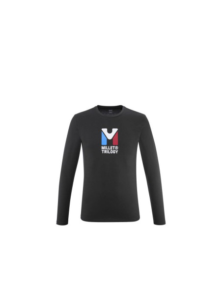 Koszulka millet m chamonix tri ts ls czarny
