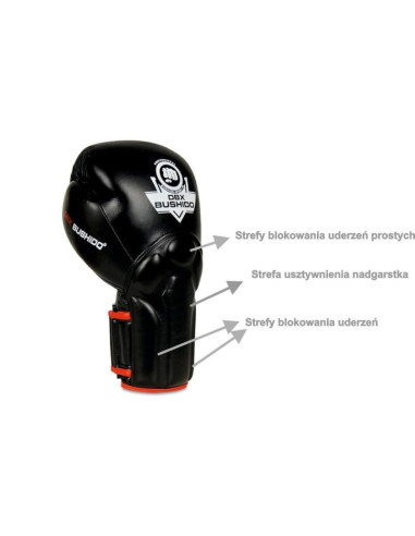 Rękawice bokserskie z systemem wrist protect bb2-10oz