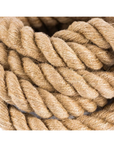 Lina do wspinania, climbing rope  - jutowa - 3 m