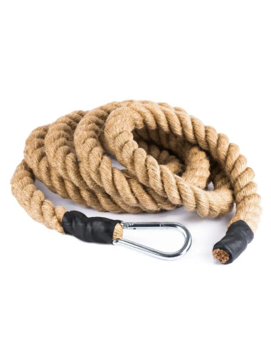 Lina do wspinania, climbing rope  - jutowa - 3 m