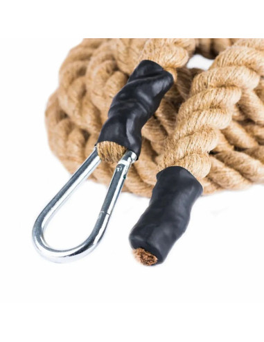 Lina do wspinania, climbing rope  - jutowa - 3 m