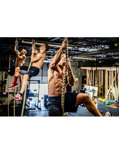 Lina do wspinania, climbing rope  - jutowa - 3 m