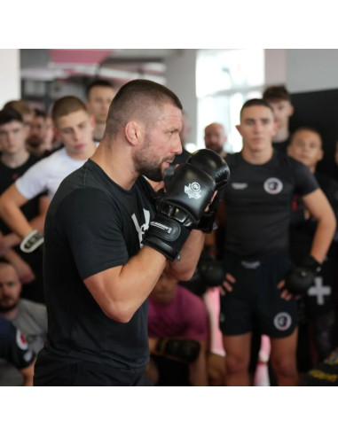 Rękawice mmasparingowe m - warrior black - legacyseries