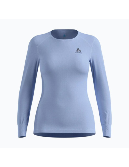 Bielizna termoaktywna z długim rękawem odlo bl top crew neck s/s active warm roz. s niebieska