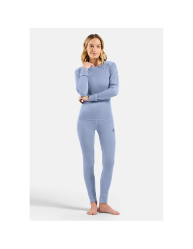 Spodnie odlo bl bottom long active warm roz. m niebiesko-szare