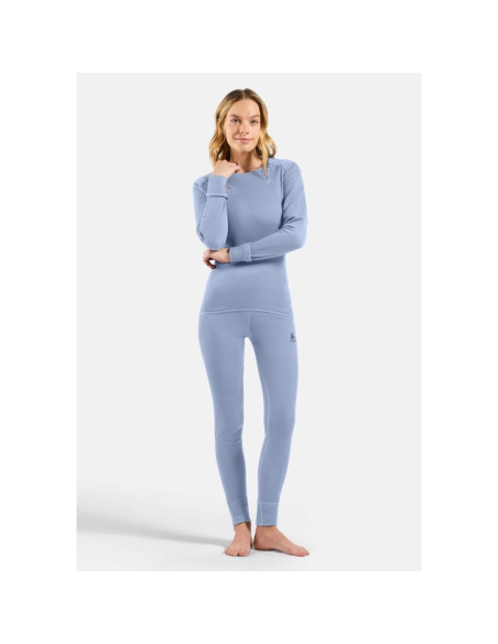 Spodnie odlo bl bottom long active warm roz. m niebiesko-szare