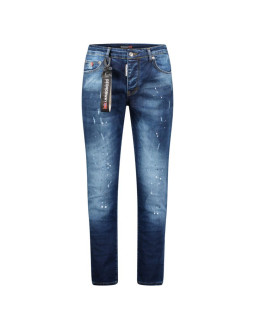 Spodnie geographical norway mod 207 eo men 2614 niebieski męska (sw6365h/gno-blue)