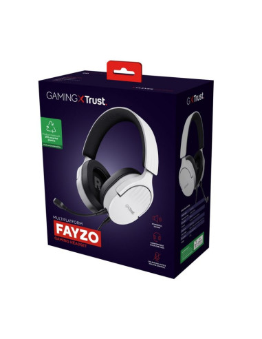 Słuchawki trust gxt489w fayzo headset wht (25210)