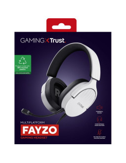 Słuchawki trust gxt489w fayzo headset wht (25210) 2