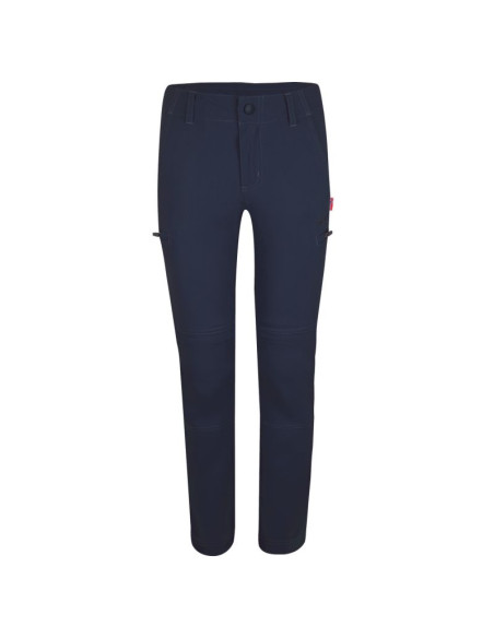 Spodnie zapinane na zamek dziecięce dla chłopca/dziewczynki trollkids kids kjerag zip-off pants navy (177-100)
