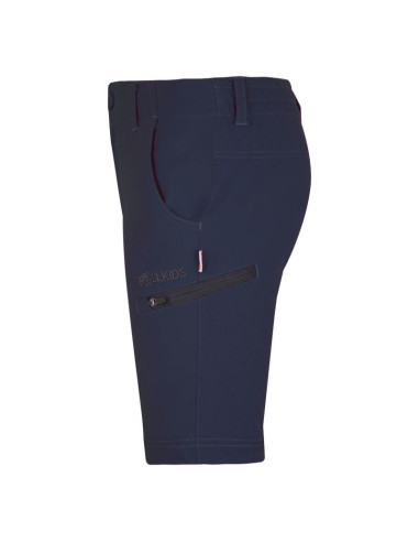 Spodnie zapinane na zamek dziecięce dla chłopca/dziewczynki trollkids kids kjerag zip-off pants navy (177-100)