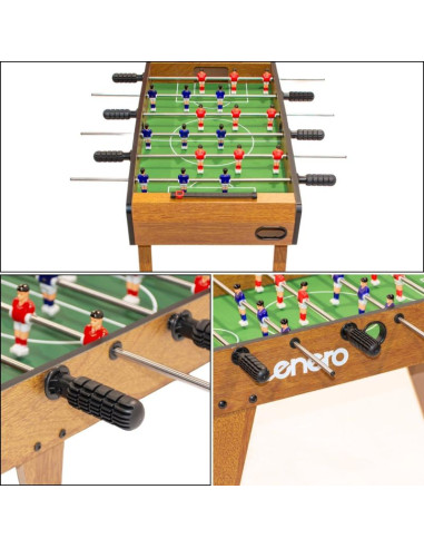 Stół do gry w piłkarzyki wooden 69x36,5x65cm enero