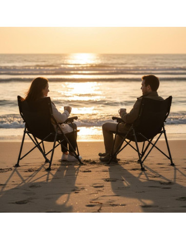 Krzesło turystyczne składane deluxe redcliffs