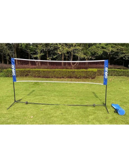 Słupki badminton/siatkówka/tenis regulowane 3w1 + pokrowiec enero 2