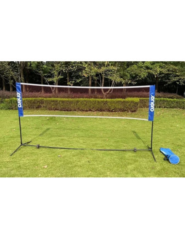 Słupki badminton/siatkówka/tenis regulowane 3w1 + pokrowiec enero