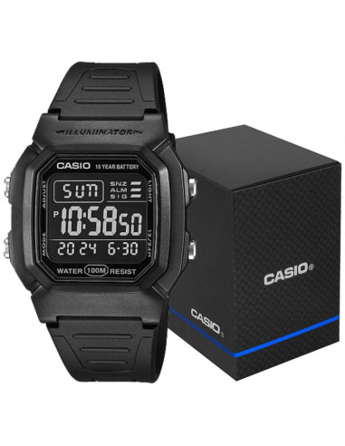 Zegarek męski casio w-800h-1bves + box