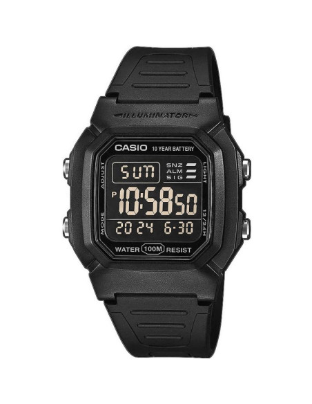 Zegarek męski casio w-800h-1bves + box