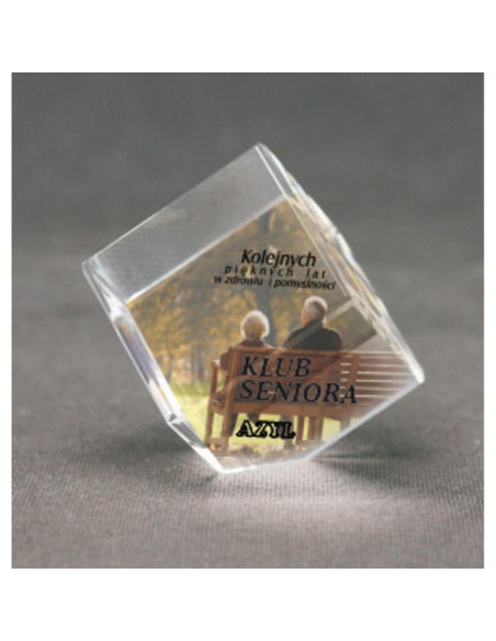 Trofeum szklane z nadrukiem kolorowym luxorjet i etui