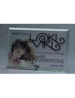 Trofeum szklane z nadrukiem kolorowym luxorjet 2