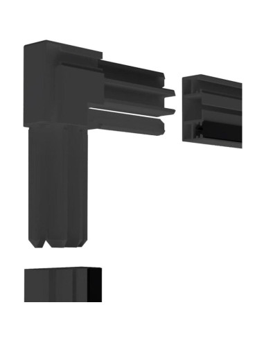 Moskitiera okno alu 130x150 antracyt