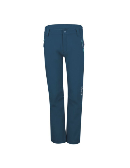 Spodnie softshell dziewczęce/chłopięce trollkids kids fjell softshell pant niebieskie (117-142)