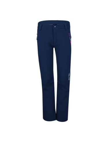 Spodnie softshellowe dziewczęce/chłopięce trollkids kids fjell softshell pant granatowe (117-114)