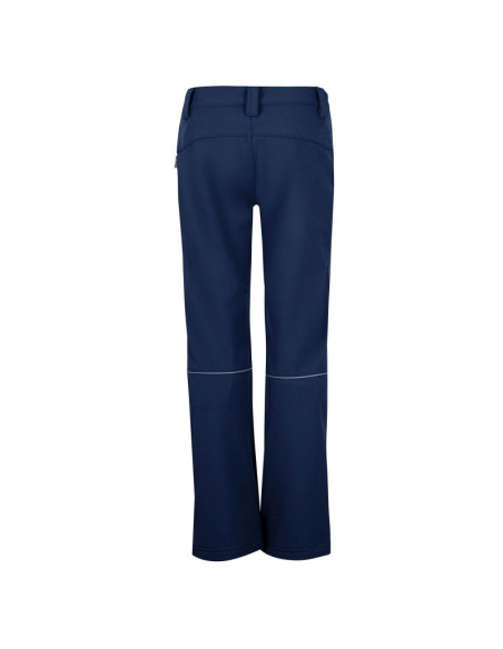 Spodnie softshellowe dziewczęce/chłopięce trollkids kids fjell softshell pant granatowe (117-114)