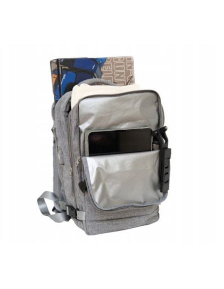 Plecak podróżny kabinowy noveen ctb410 grey 40x20x25