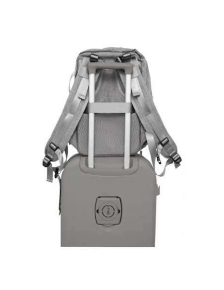 Plecak podróżny kabinowy noveen ctb410 grey 40x20x25