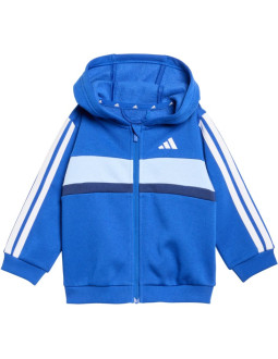 Dres dla dzieci adidas essentials tiberio 3 stripes fleece niebieski kc6004 2