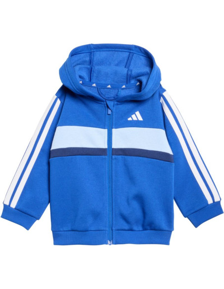 Dres dla dzieci adidas essentials tiberio 3 stripes fleece niebieski kc6004