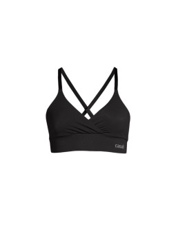 Stanik treningowy casall wrap sports bra czarny