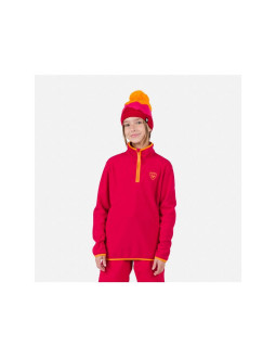 Bluza rossignol jr strawpile fleece hz czerwony