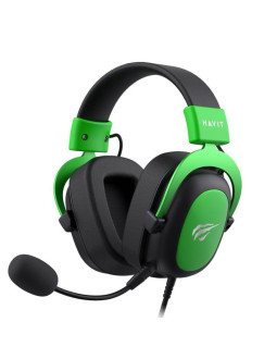 Słuchawki gamingowe havit h2002d czarny/zielony