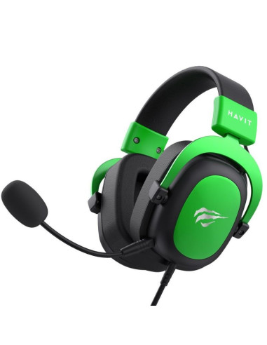 Słuchawki gamingowe havit h2002d czarny/zielony