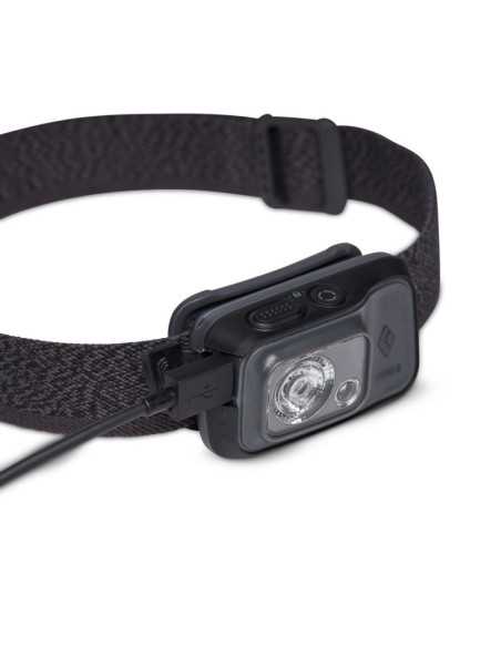 Latarka czołowa black diamond cosmo 350-r headlamp graphite