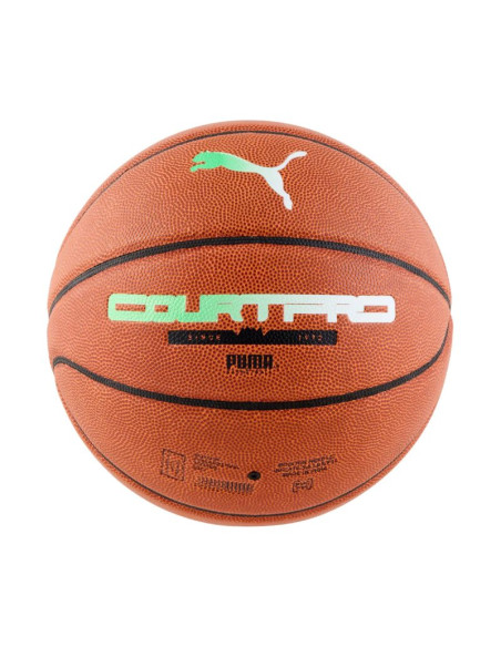 Piłka koszykowa puma teamjaws court pro basketball brązowa 84685 01