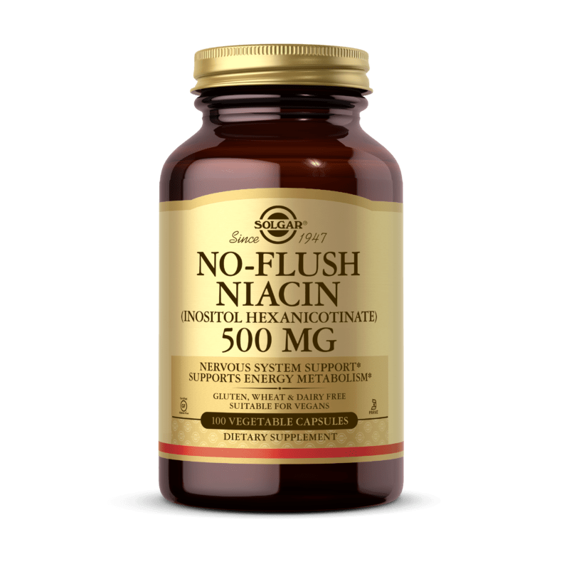 No-Flush Niacin (Inositol Hexanicotinate) (100 kaps.)