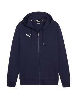 Bluza dla dzieci puma teamgoal casuals hooded granatowa 658596 06