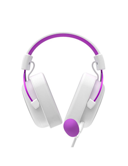 Słuchawki gamingowe havit h2002d biały/fioletowy