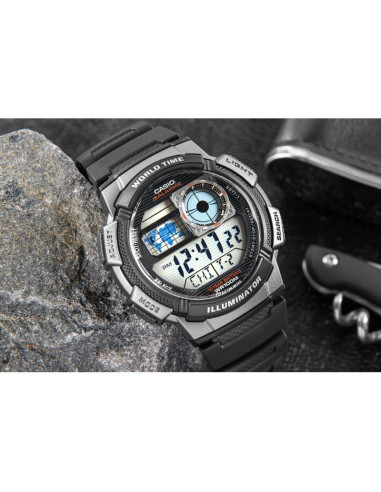 Zegarek męski casio ae-1000w-1bvdf + box