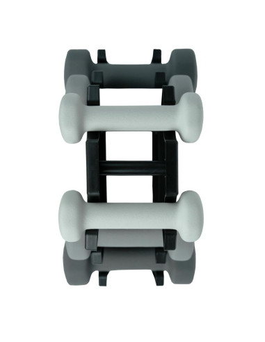 Virtufit zestaw hantli neoprenowych - zestaw sztangi - z uchwytem