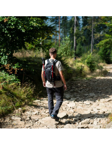 Nc1950 plecak turystyczny czarny caver 18l nils camp